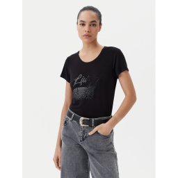 Liu Jo Beachwear Тишърт VA5157 JS360 Черен Regular Fit