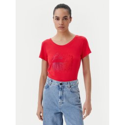 Liu Jo Beachwear Тишърт VA5157 JS360 Червен Regular Fit