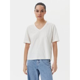 Liu Jo Sport Тишърт TA5175 JS923 Екрю Regular Fit