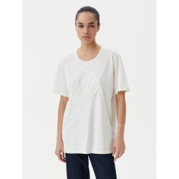 Liu Jo Sport Тишърт TA5174 JS923 Екрю Regular Fit