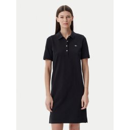 Gant Ежедневна рокля Shield 4201529 Черен Regular Fit