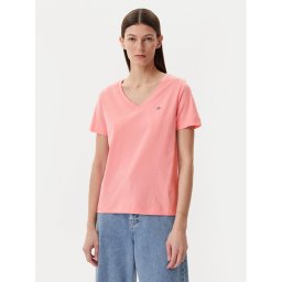 Gant Тишърт Shield 4200750 Розов Regular Fit