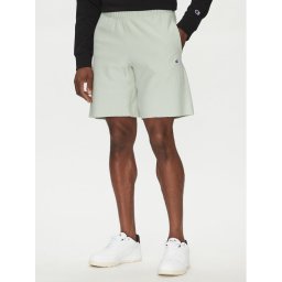 Champion Спортни шорти 220764 Зелен Loose Fit