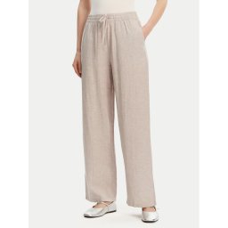 Vero Moda Текстилни панталони Linn 10305091 Сив Loose Fit