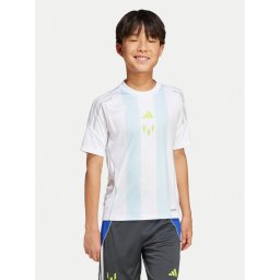 adidas Тишърт Messi Training JI5460 Бял Regular Fit