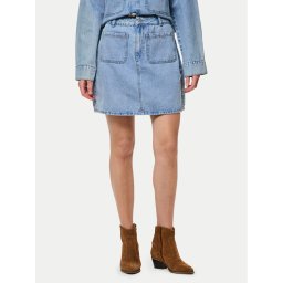 Pieces Дънкова пола Sky 17155880 Син Regular Fit