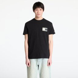 Тениска Tommy Jeans Regular Paisley Flag Tee Black M