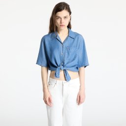 Риза Tommy Jeans Chambray Tie Shortsleeve Shirt Denim XS