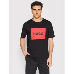 Hugo Тишърт Dulive222 50467952 Черен Regular Fit