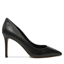 Обувки на ток Tommy Hilfiger Essential Pointed Pump FW0FW07533 Черен