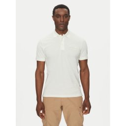 Napapijri Тениска с яка и копчета E-Amundsen NP0A4IN9 Екрю Regular Fit