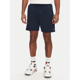 Tommy Jeans Спортни шорти Flag Beach DM0DM21931 Тъмносин Regular Fit