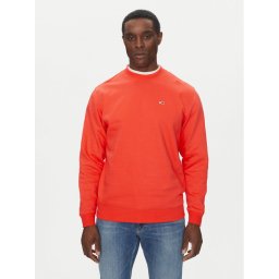 Tommy Jeans Суитшърт DM0DM20741 Оранжев Regular Fit
