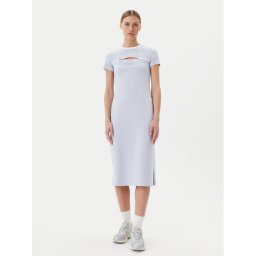Puma Ежедневна рокля Ess Cut-Out 629769 Светлосиньо Slim Fit