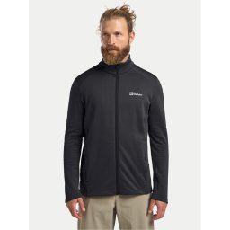 Jack Wolfskin Полар Kolbenberg Fz A63964 Черен Regular Fit