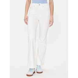 Tommy Jeans Дънки Sylvia Hgh Flr Bg4293 DW0DW20032 Бял Regular Fit