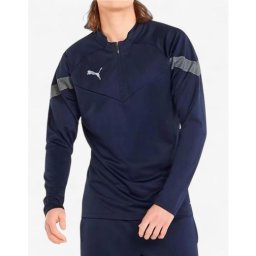 PUMA TeamFinal Training 1/4 Zip Sweatshirt Blue