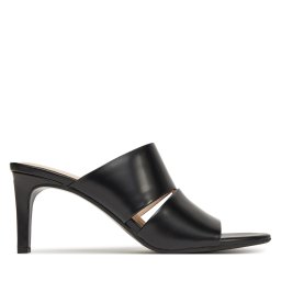 Чехли Calvin Klein Heel Mule 70 - Lth 2 Straps HW0HW02460 Черен
