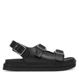 Сандали Calvin Klein Jeans Flat Molded Sandal Buckle YW0YW01785 Черен