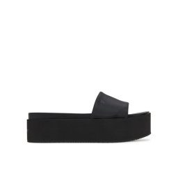 Calvin Klein Jeans Чехли Flatform Sandal Slide In Nylon YW0YW01791 Черен