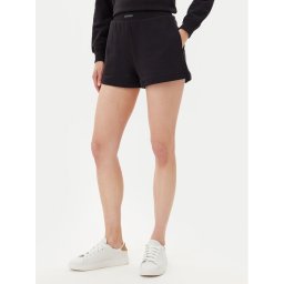 Calvin Klein Jeans Спортни шорти Placed Institutional J20J225525 Черен Regular Fit