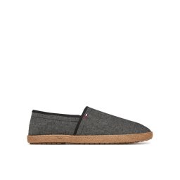 Tommy Hilfiger Еспадрили Hilfiger Chambray Espadrille FM0FM05391 Черен