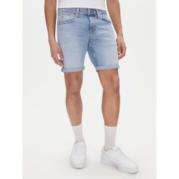 Tommy Jeans Дънкови шорти Scanton DM0DM20954 Син Slim Fit