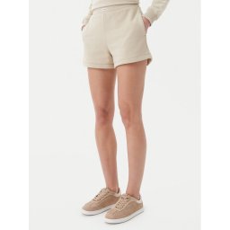 Calvin Klein Jeans Спортни шорти Placed Institutional J20J225525 Бежов Regular Fit