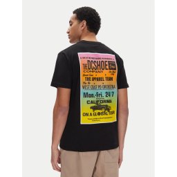 DC Shoes Тишърт ADYZT05455 Черен Heritage Fit