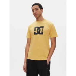 DC Shoes Тишърт ADYZT05373 Жълт Heritage Fit