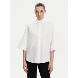 French Connection Риза 72MZE Бял Relaxed Fit