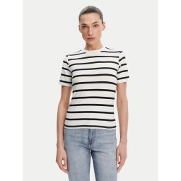 French Connection Тишърт 76QZB Бял Regular Fit