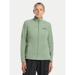 Jack Wolfskin Полар Taunus Fz 1711391 Зелен Regular Fit