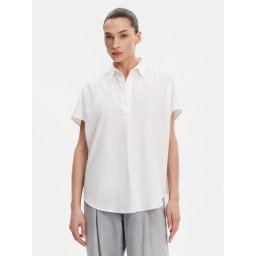 French Connection Риза 72LZI Бял Relaxed Fit