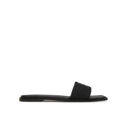 Calvin Klein Чехли Flat Slide - He HW0HW02378 Черен
