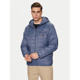 Quiksilver Преходно яке Check Mate EQYJK04095 Син Regular Fit