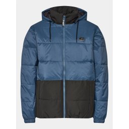 Quiksilver Пухено яке Wolfs EQYJK03990 Син Regular Fit
