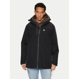 Quiksilver Парка Overcast 3K EQYJK04087 Черен Regular Fit