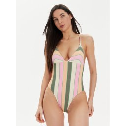 Roxy Бански костюм Vista Stripe One Piece ERJX103639 Цветен