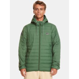 Quiksilver Преходно яке Scaly Hood Jckt EQYJK04008 Зелен Regular Fit