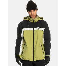 Quiksilver Скиорско яке Live Wire Snjt EQYTJ03408 Зелен Regular Fit