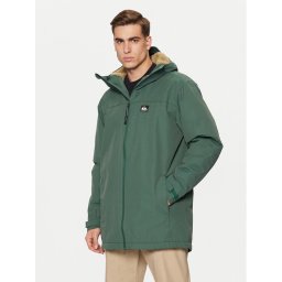Quiksilver Парка Overcast 3K EQYJK04087 Зелен Regular Fit