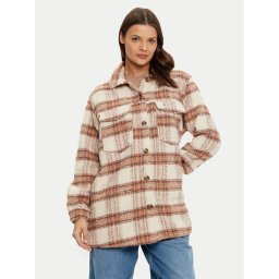 Roxy Риза-яке Check The Swell IIII ERJJK03615 Бежов Relaxed Fit