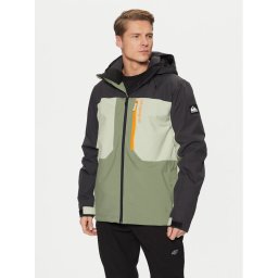 Quiksilver Скиорско яке Dawson EQYTJ03451 Зелен Slim Fit