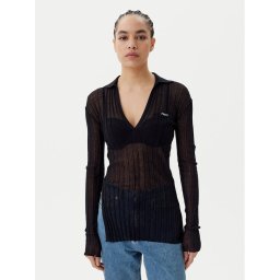 PINKO Блуза Rex Ford Polo 105151 A2LS Черен Slim Fit