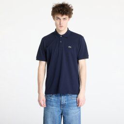 Тениска LACOSTE Light Pique Polo Shirt Navy Blue XL