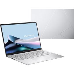 Лаптоп Asus Zenbook UX3405CA-QL078W, Intel Core Ultra 5 225H, 14" OLED FHD+ Touch, 1TB SSD, Windows 11, Silver