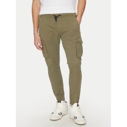 Alpha Industries Джогъри Twill 116202 Зелен Regular Fit