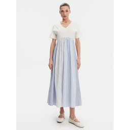 Weekend Max Mara Ежедневна рокля Brozno 2515621082 Бял Relaxed Fit
