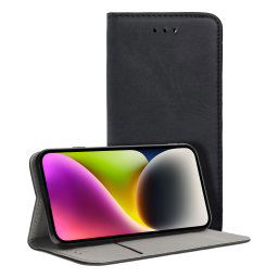 Страничен калъф Smart Book Magento, За Xiaomi Redmi Note 13 Pro Plus 5G, Черен